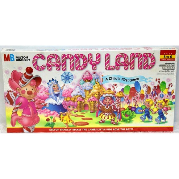 NEW Vtg 1997 Candy Land Board Game Factory Sealed 1984 Milton Bradley - Picture 1 of 10